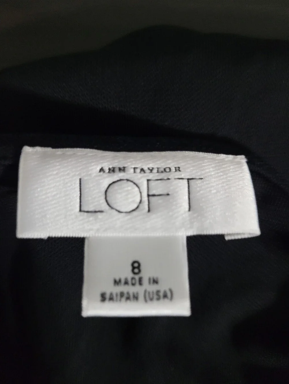 BUNDLE SALE! LOFT Black Sleeveless Twist-Front Dress Sz 8 - Picture 6 of 7